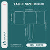 Bordure de jardin plastique PP imitation pierre 20m - vounat.shop