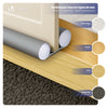 Lot de 4 Boudins de Porte Isolants coupe froid Découpables 96cm Gris - vounat.shop