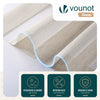 Lot de 2 Store enrouleur jour nuit double 100x150cm Lin - vounat.shop