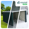 Abri pour robot tondeuse en métal L Vert - vounat.shop
