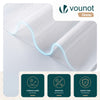 Lot de 2 Store enrouleur jour nuit double 90x150cm Blanc - vounat.shop