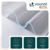 Lot de 2 Store enrouleur jour nuit double 90x150cm Gris - vounat.shop