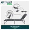Transat pare soleil Lot de 2 pcs Gris - vounat.shop