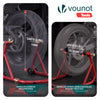 Bequille Moto roue arriere charge max 390 kg acier Rouge - vounat.shop