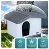 Maison pour chat chien plastique interieur exterieur 60x51x41cm Blanc - vounat.shop