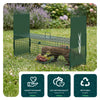 Piege pour animaux vivants cage trappe en metal 100x29x40cm vert - vounat.shop