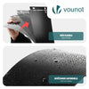 Lot de 35 Bordure de jardin en métal flexible 100x18cm noir - vounat.shop