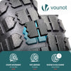 Lot de 4 Roue gonflable robuste 3.5-4 pour chariot brouette alesage 16mm 260x85mm metal - vounat.shop
