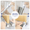 Lot de 4 Boudins de Porte Isolants coupe froid Découpables 96cm Gris - vounat.shop