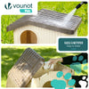 Maison pour chat chien plastique interieur exterieur 60x51x41cm Beige - vounat.shop