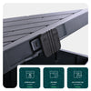 Coffre de Rangement Exterieur 126L en PP avec Système de Verrouillage 56x44x53CM Anthracite - vounat.shop