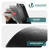 Lot de 35 Bordure de jardin en métal flexible 100x13cm noir - vounat.shop