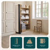 Paravent interieur separateur 4 panneaux autoportant pliable 228 x 30 x 164 cm Beige - vounat.shop