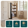 Paravent interieur separateur 6 panneaux autoportant pliable 340 x 30 x 164 cm Beige - vounat.shop
