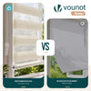 Lot de 2 Store enrouleur jour nuit double 100x150cm Lin - vounat.shop
