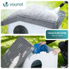 Maison pour chat chien plastique interieur exterieur 60x51x41cm Blanc - vounat.shop