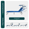 Transat pare soleil Lot de 2 pcs Bleu - vounat.shop