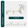 Transat pare soleil Lot de 2 pcs Beige - vounat.shop