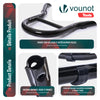 Bequille Moto roue arriere charge max 390 kg acier Noir - vounat.shop
