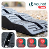 Lot 2 rampes nivellement voiture 5T cale d’acces PP 56x20x13cm noir - vounat.shop