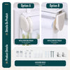 Lot de 2 Store enrouleur jour nuit double 90x150cm Blanc - vounat.shop