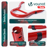 Bequille Moto roue arriere charge max 390 kg acier Rouge - vounat.shop