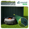 Abri pour robot tondeuse en métal L Vert - vounat.shop