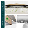 Tonnelle de jardin exterieure pliable avec moustiquaire Pop up 3.6x3.6m beige - vounat.shop
