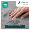 Tapis de salon poils ras doux antiderapant 60x180cm uni gris - vounat.shop