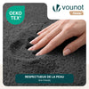 Tapis de salon poils ras doux antiderapant 60x180cm uni anthracite - vounat.shop