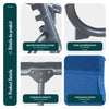 Transat pare soleil Lot de 2 pcs Bleu - vounat.shop