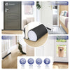 Lot de 4 Boudins de Porte Isolants coupe froid Découpables 96cm Noir - vounat.shop