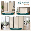 Paravent interieur separateur 3 panneaux autoportant pliable 262 x 30 x 173 cm Beige - vounat.shop