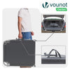 Transat pare soleil Lot de 2 pcs Gris - vounat.shop