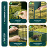 Piege pour animaux vivants cage trappe en metal 100x29x40cm vert - vounat.shop
