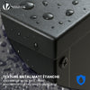 Reservoir a granules rangement pellets avec roulettes 55kg 36x36x76cm noir - vounat.shop
