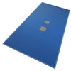 Bache piscine rectangulaire double couche en Polyethylene 160 gr/m2 avec filet ecoulement 6x12m Bleue - vounat.shop