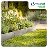 Lot de 35 Bordure de jardin en métal galvanisé flexible 100x13cm - vounat.shop
