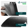 Lot de 35 Bordure de jardin en métal flexible 100x13cm noir - vounat.shop