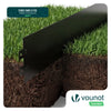 Lot de 35 Bordure de jardin en métal flexible 100x13cm noir - vounat.shop
