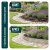 Lot de 35 Bordure de jardin en métal galvanisé flexible 100x18cm - vounat.shop