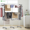 Sechoir a linge etendoir extensible et pliable grande capacite sechage 190x53x170cm Blanc - vounat.shop