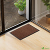 Lot de 2 Tapis de porte paillasson 40x60 marron - vounat.shop