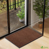 Tapis de porte paillasson 90x120 marron - vounat.shop