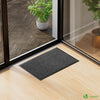 Lot de 2 Tapis de porte paillasson 40x60 anthracite - vounat.shop