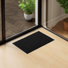 Lot de 2 Tapis de porte paillasson 40x60cm Noir - vounat.shop