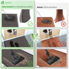 Tapis de porte paillasson 90x150cm Anthracite - vounat.shop