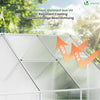 14 x Plaques de polycarbonate alveolaires transparent creux 4mm 121x60.5cm - vounat.shop