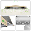 Tonnelle de jardin exterieure pliable avec moustiquaire Pop up 3.6x3.6m beige - vounat.shop