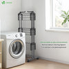 Sechoir a linge etendoir extensible et pliable grande capacite sechage 190x53x170cm Noir - vounat.shop
